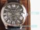 Swiss Replica Drive De Cartier Watch Grey Dial Leather Watch 40mm (4)_th.jpg